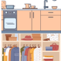 Kitchen & Wardrobes Icon